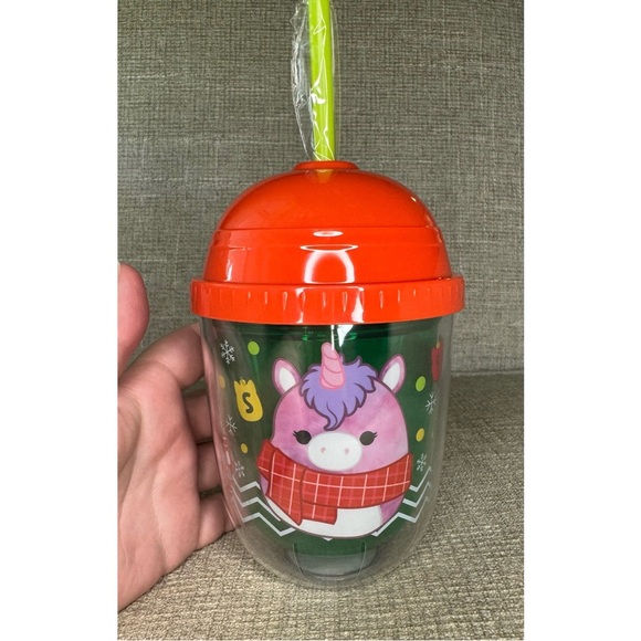 Holiday Squishmallow Cup With Straw - Picture 2 of 9